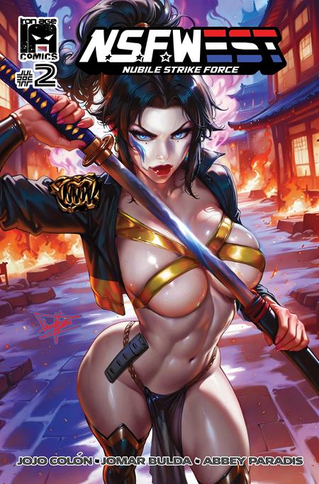 NSFWEST #2 CVR B DHAXINA DEE VAR (MR) Massive Publishing Jojo Colon Jomar Bulda Dhaxina Dee PREORDER