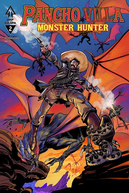 PANCHO VILLA MONSTER HUNTER #2 (OF 3) CVR A JEFF ZORNOW Massive Publishing Hector Rodriguez III Ariel Medel Jeff Zornow PREORDER