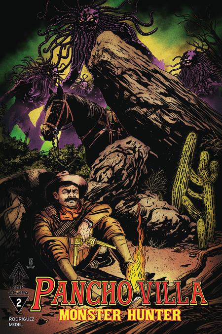 PANCHO VILLA MONSTER HUNTER #2 (OF 3) CVR B CHEMA VAR Massive Publishing Hector Rodriguez III Ariel Medel Chema PREORDER