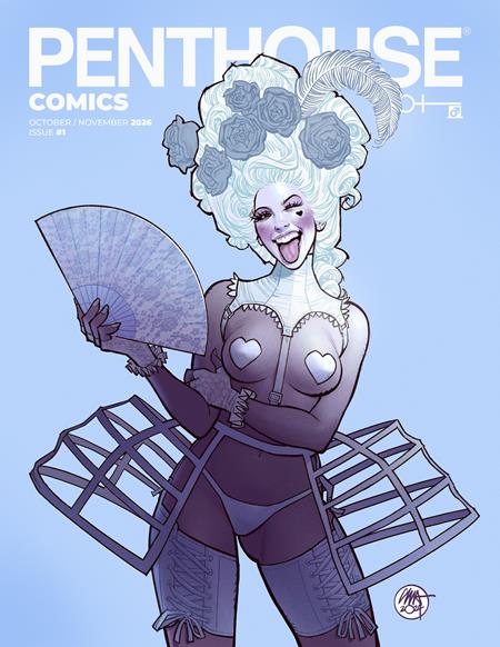 PENTHOUSE COMICS (2027) #1 CVR A CAMERON STEWART RISQUE (MR) Massive Publishing Stephen Desber, Sylvain Runberg, Jeremy Alain Queireix, Miville-Deschenes, Mika Cameron Stewart PREORDER