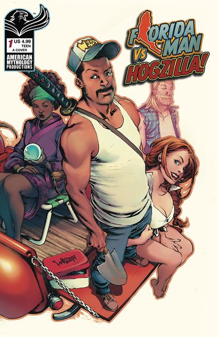 FLORIDA MAN #1 SIGNED BY MIKE BARON WITH PROMO POSTER Prana Publishers Mike Baron Matthew Weldon Matthew Weldon PREORDER