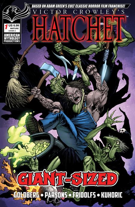 GIANT SIZED HATCHET HALLOWEEN #1 (ONE SHOT) CVR A ROY ALLAN MARTINEZ Prana Publishers Adam F. Goldberg, G.O. Parsons, Various E.V. Cantada, Puis Calzada, Emanuele Tommarelli Roy Allan Martinez PREORDER