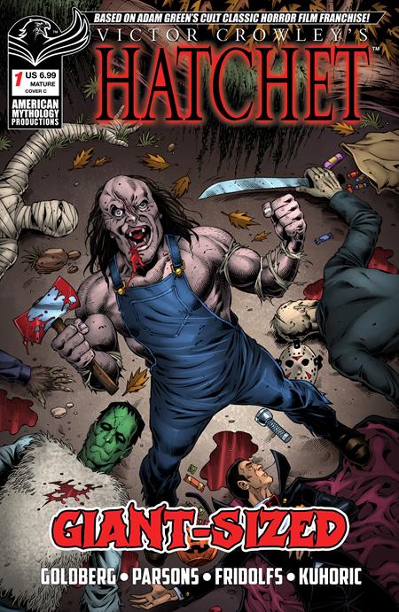GIANT SIZED HATCHET HALLOWEEN #1 (ONE SHOT) CVR C RICHARD BONK VAR Prana Publishers Adam F. Goldberg, G.O. Parsons, Various E.V. Cantada, Puis Calzada, Emanuele Tommarelli Richard Bonk PREORDER
