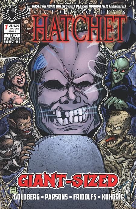 GIANT SIZED HATCHET HALLOWEEN #1 (ONE SHOT) CVR E GABRIEL MANGUM VAR Prana Publishers Adam F. Goldberg, G.O. Parsons, Various E.V. Cantada, Puis Calzada, Emanuele Tommarelli Gabriel Mangum PREORDER