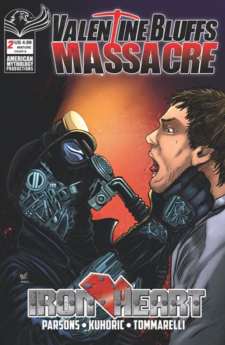 VALENTINE BLUFFS MASSACRE IRON HEART #2 (OF 2) CVR B BUZ HASSON VAR (MR) Prana Publishers G.O. Parsons, James Kuhoric Andrea Arcari Buz Hasson PREORDER
