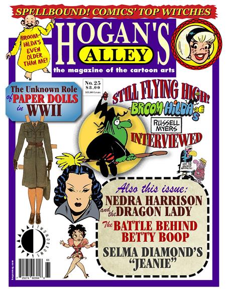 HOGANS ALLEY #25 TwoMorrows Publishing Tom Heintjes Russell Myers, Selma Diamond Various PREORDER