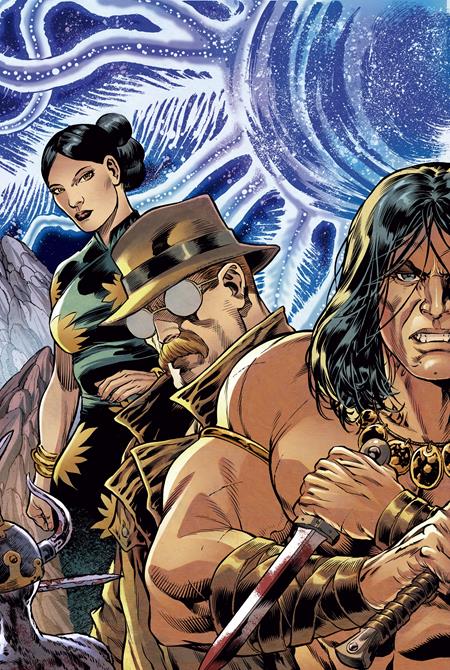 CONAN THE BARBARIAN TIDES OF THE TYRANT KING #2 (OF 4) CVR E JESUS MERINO VIRGIN CARDSTOCK CONNECTING VAR (MR) Titan Comics Jim Zub Jesus Merino Jesus Merino PREORDER