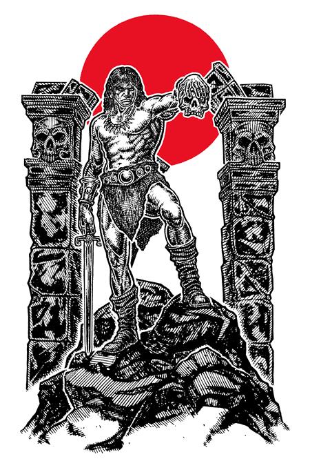 CONAN THE BARBARIAN TIDES OF THE TYRANT KING #2 (OF 4) CVR F MICAH ULRICH VIRGIN FOIL VAR (MR) Titan Comics Jim Zub Jesus Merino Micah Ulrich PREORDER