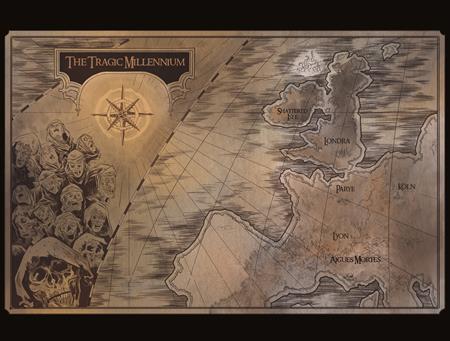 HAWKMOON THE MAD GOD #1 (OF 2) CVR D MAP WRAPAROUND CARDSTOCK VAR (MR) Titan Comics Jerome Le Gris Benoit Dellac, Luca Bulgheroni Benoît Dellac PREORDER