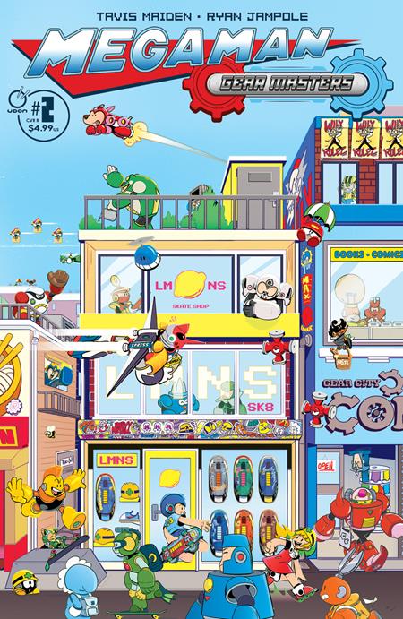 MEGA MAN GEAR MASTERS #2 (OF 5) CVR B TAVIS MAIDEN VAR UDON Entertainment Tavis Maiden Ryan Jampole Tavis Maiden PREORDER