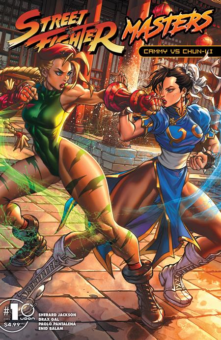 STREET FIGHTER MASTERS CAMMY VS CHUN LI #1 (ONE SHOT) CVR B PAOLO PANTALENA VAR UDON Entertainment Sherard Jackson Drax Gal, Paolo Pantalena, Enid Balam Paolo Pantalena PREORDER