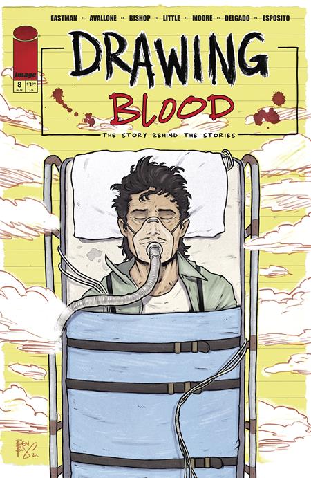 Drawing Blood 8 Comic Ben Bishop Variant Image Comics 2025