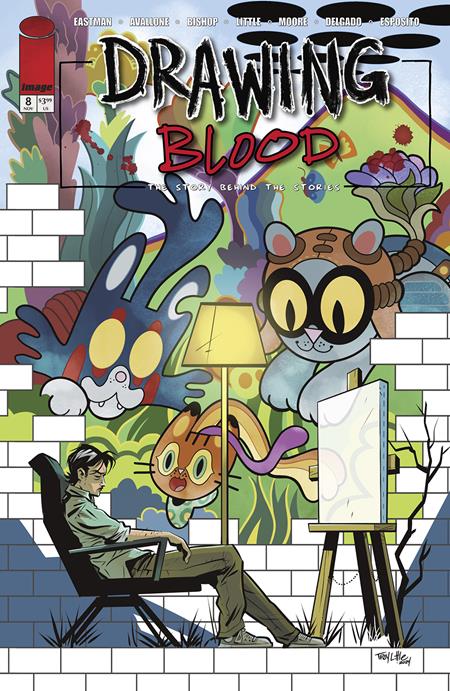 Drawing Blood 8 Comic Troy Little Variant Image Comics 2025