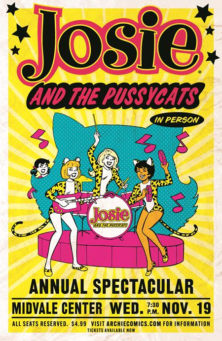 Josie And The Pussycats Annual Spectacular 2025 1 Comic Dan Decarlo Retro Art Variant Archie Comic Publications 2025