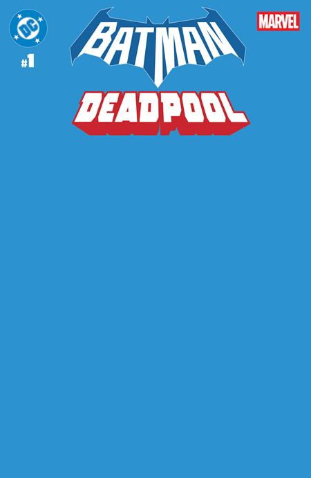 DC / Marvel: Batman / Deadpool 1 Comic Blank Variant DC Comics 2025