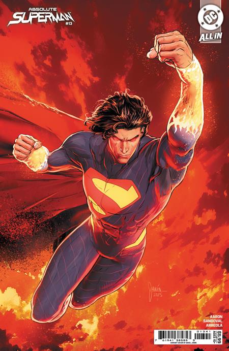 Absolute Superman 13 Comic Mikel Janín Variant DC Comics 2025