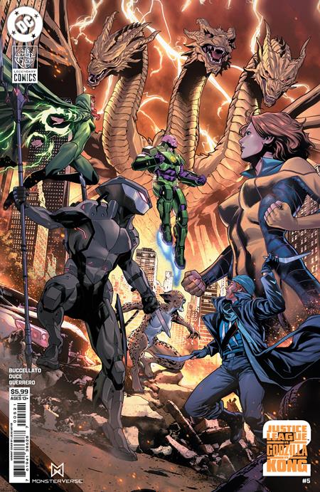 Justice League vs. Godzilla vs. Kong 2 5 Comic Lucas Meyer Variant DC Comics 2025