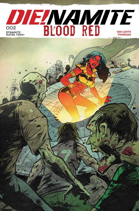 DIENAMITE BLOOD RED #2 CVR C DAVID COUSENS VAR DYNAMITE Entertainment Fred Van Lente Marco Finnegan David Cousens PREORDER