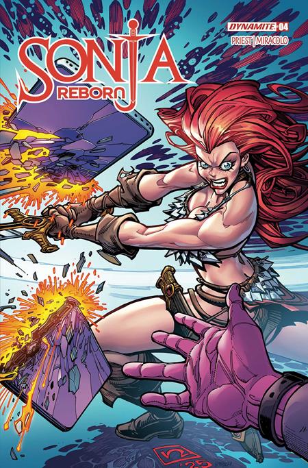 Sonja Reborn 4 Comic Chad Hardin Variant Dynamite Entertainment 2025
