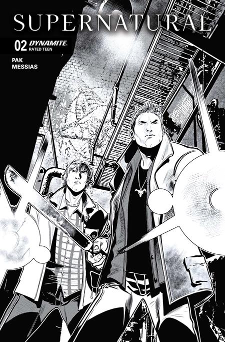 Supernatural, Vol. 2 (Dynamite Entertainment) 2 Comic 1:10 Eder Messias Incentive B&W Dynamite Entertainment 2025