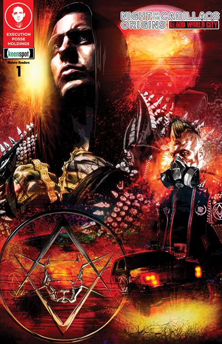 Night Of The Cadillacs Origins Blood World City 1 Comic Rob Prior & Brian C Roll Variant Ex Posse Holdings 2025