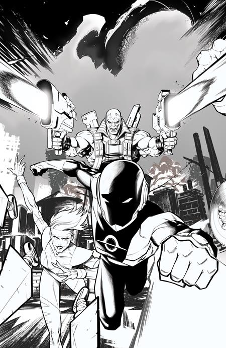 Radiant Black 39 Comic Daniel Bayliss Youngblood Team-Up B&W Virgin Variant Image Comics 2025