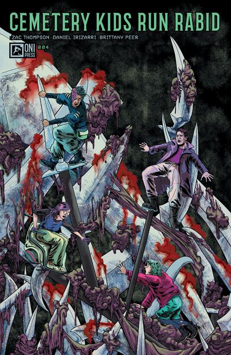 Cemetery Kids Run Rabid 4 Comic Jenna Cha Variant Oni Press 2025