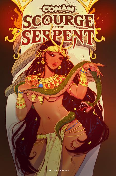 Conan The Barbarian: Scourge Of The Serpent 3 Comic Ashleigh Izienicki Variant Titan Comics 2025