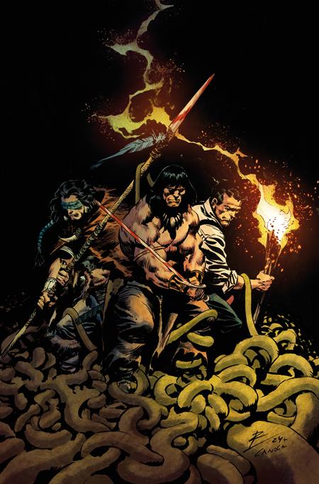 Conan The Barbarian: Scourge Of The Serpent 4 Comic Roberto De La Torre Virgin Variant Titan Comics 2026