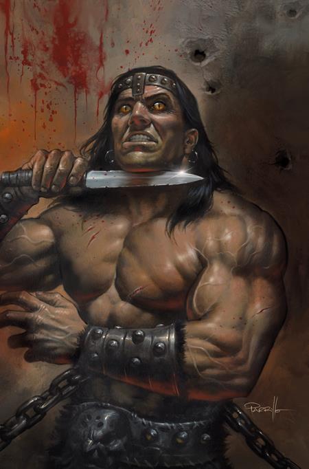 CONAN THE BARBARIAN SCOURGE OF THE SERPENT #4 (OF 4) CVR E LUCIO PARRILLO VIRGIN VAR (MR) Titan Comics Jim Zub Ivan Gill Lucio Parrillo PREORDER