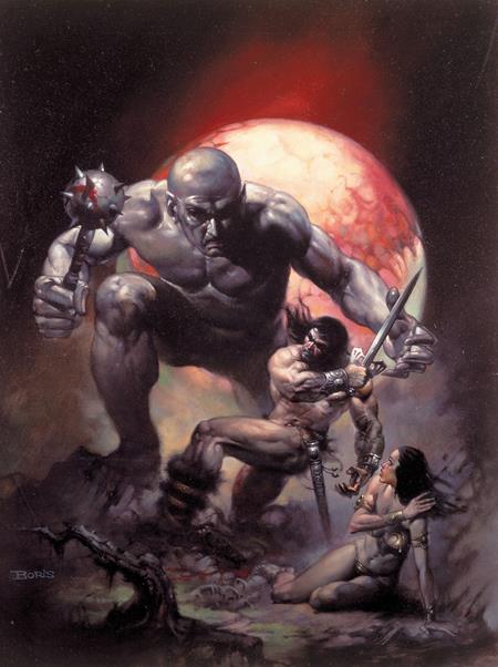 Savage Sword of Conan: Reforged 2 Comic Boris Vallejo Virgin Variant Titan Comics 2025
