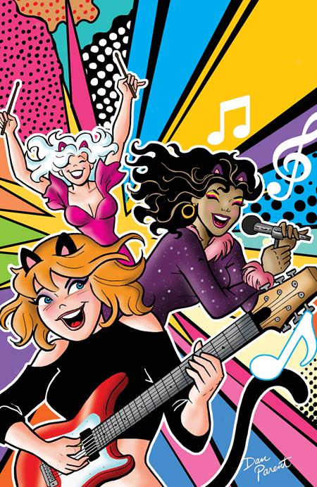 JOSIE AND THE PUSSYCATS ROCK ON (ONE SHOT) CVR D DAN PARENT FOIL FULL ART VAR Archie Comics Publications Jamie L. Rotante Holly G, Bob Smith, Glenn Whitmore, Jack Morelli Dan Parent PREORDER