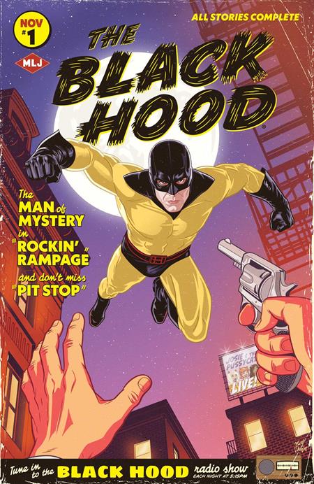 JOSIE AND THE PUSSYCATS ROCK ON (ONE SHOT) CVR E MATT TALBOT BLACK HOOD FOIL VAR Archie Comics Publications Jamie L. Rotante Holly G, Bob Smith, Glenn Whitmore, Jack Morelli Matt Talbot PREORDER