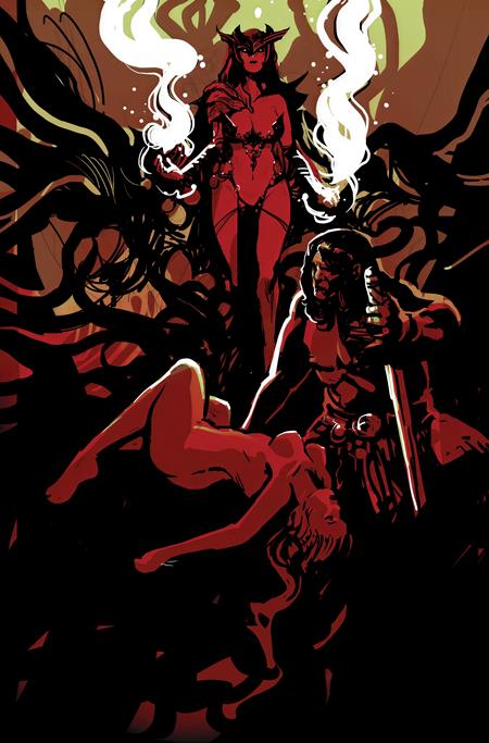 CIMMERIAN A WITCH SHALL BE BORN #1 (OF 3) CVR E INC 1:25 STEPHANNE PERGER LAYOUT VIRGIN VAR (MR) ABLAZE Corbeyran, Robert E Howard Stephanne Perger Stephanne Perger PREORDER
