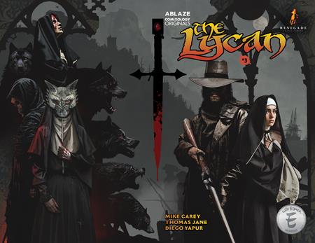 LYCAN #3 (OF 3) CVR A TIM BRADSTREET (MR) ABLAZE Mike Carey, Thomas Jane, David James Kelly Diego Yapur Tim Bradstreet PREORDER