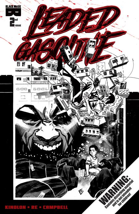 LEADED GASOLINE #2 CVR B LORENZO RE VAR (MR) Black Mask Studios Patrick Kindlon Lorenzo Re Lorenzo Re PREORDER