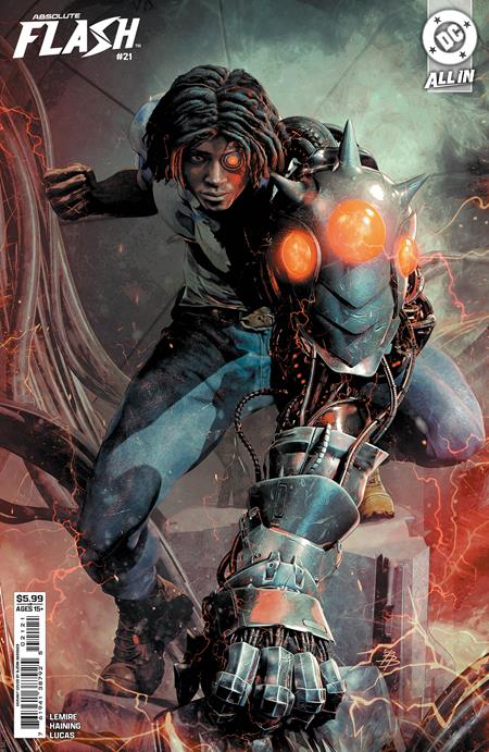 ABSOLUTE FLASH #21 CVR B BJORN BARENDS CARD STOCK VAR DC Comics Jeff Lemire Haining Bjorn Barends PREORDER
