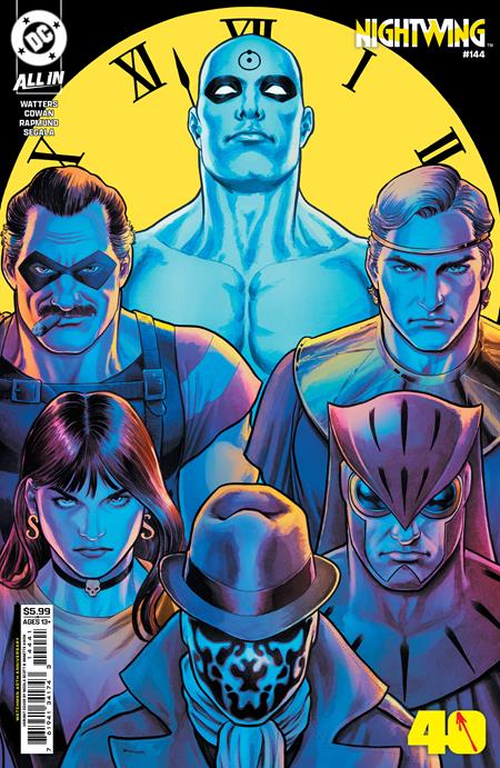 NIGHTWING #144 CVR D NICOLA SCOTT WATCHMEN 40TH ANNIVERSARY CARD STOCK VAR DC Comics Dan Watters Denys Cowan Nicola Scott PREORDER