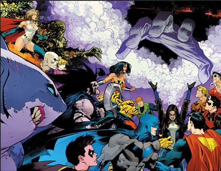 JUSTICE LEAGUE UNLIMITED #25 CVR A DAN MORA WRAPAROUND DC Comics Mark Waid, Nicole Maines Dan Mora, Fico Ossio Dan Mora PREORDER