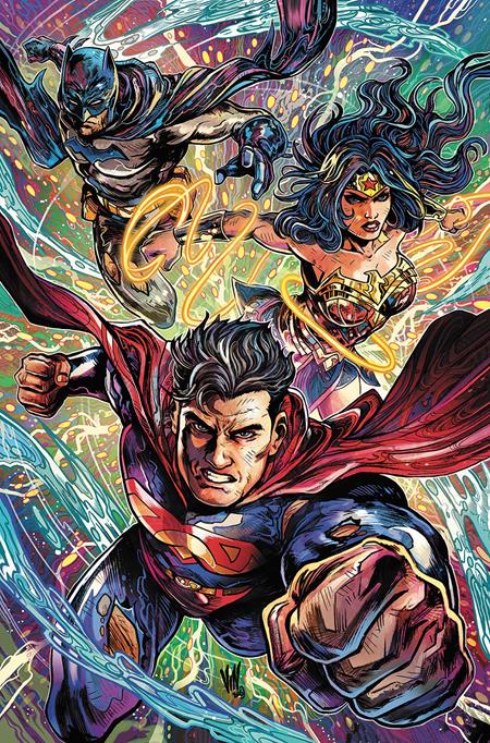 JUSTICE LEAGUE UNLIMITED #25 CVR J INC 1:25 VINCENZO RICCARDI CARD STOCK VAR DC Comics Mark Waid, Nicole Maines Dan Mora, Fico Ossio Vincenzo Riccardi PREORDER