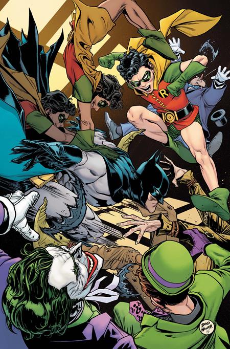 BATMAN & ROBIN YEAR ONE DYNAMIC DUOS #4 (OF 12) CVR B BRAD WALKER CARD STOCK VAR DC Comics Mark Waid, Chris Samnee Chris Samnee Brad Walker PREORDER