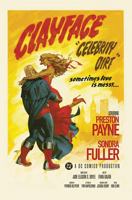 CLAYFACE CELEBRITY DIRT #5 (OF 6) CVR C DAVID TALASKI CARD STOCK VAR DC Comics Jude Ellison S. Doyle Fran Galan David Talaski PREORDER