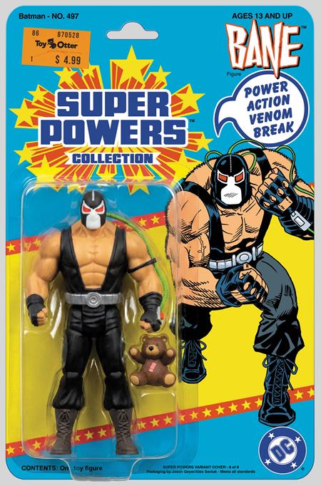 BATMAN #497 FACSIMILE EDITION CVR D JASON GEYER & ALEX SAVIUK BANE SUPER POWERS CARD STOCK VAR DC Comics Doug Moench Jim Aparo Jason Geyer, Alex Saviuk PREORDER