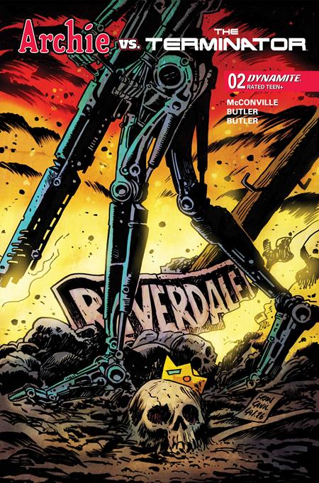 ARCHIE VS THE TERMINATOR #2 CVR A FRANCESCO FRANCAVILLA DYNAMITE Entertainment Rory McConville Bill Galvan Francesco Francavilla PREORDER