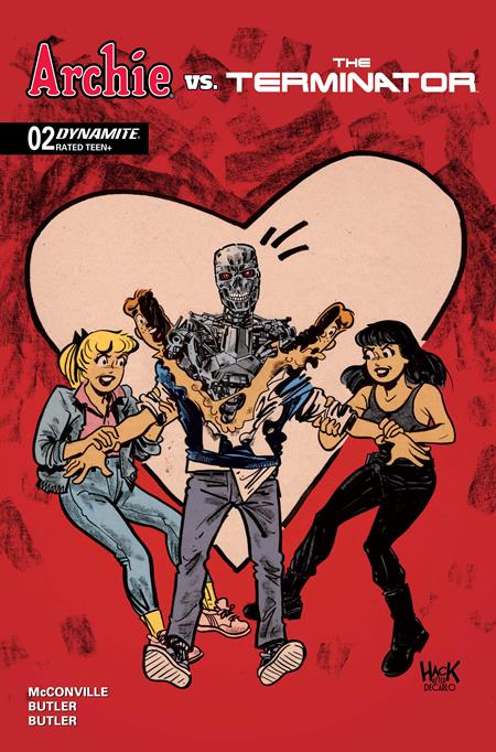 ARCHIE VS THE TERMINATOR #2 CVR C ROBERT HACK VAR DYNAMITE Entertainment Rory McConville Bill Galvan Robert Hack PREORDER