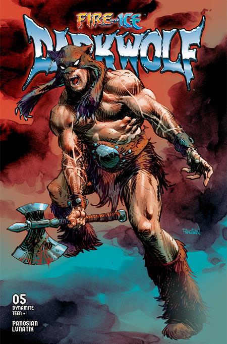 FIRE AND ICE DARKWOLF #5 CVR A DAN PANOSIAN DYNAMITE Entertainment Dan Panosian Andrey Lunatik Dan Panosian PREORDER