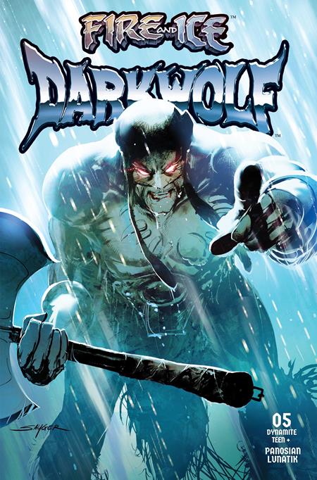 FIRE AND ICE DARKWOLF #5 CVR D STUART SAYGER VAR DYNAMITE Entertainment Dan Panosian Andrey Lunatik Stuart Sayger PREORDER