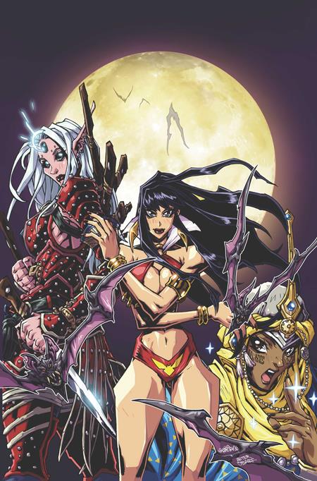 PATHFINDER VAMPIRELLA BLADE OF DARKNESS #2 CVR E ANDREW HUERTA LTD VIRGIN VAR DYNAMITE Entertainment Erik Burnham Federico Dallocchio Andrew Huerta PREORDER
