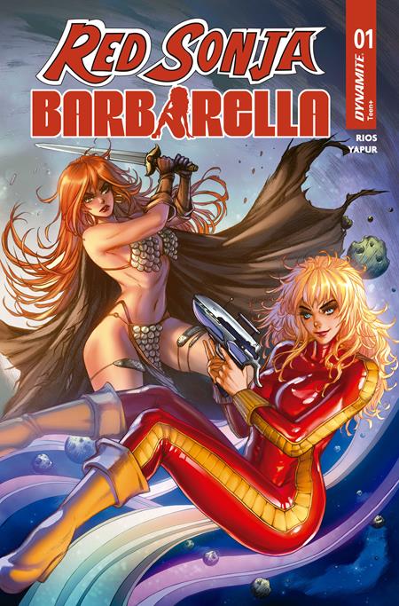 RED SONJA BARBARELLA #1 CVR B COLLETTE TURNER VAR DYNAMITE Entertainment Homero Rios Diego Yapur Collette Turner PREORDER