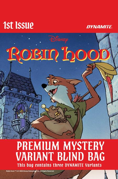 ROBIN HOOD (2026) #1 CVR I PREMIUM MYSTERY BLIND BAG VAR DYNAMITE Entertainment Nate Cosby, Greg Weisman Alessandro Ranaldi Blind Bag PREORDER